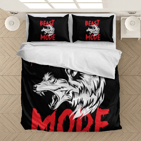 Wolf pack predator wild lonely animal moon Bedding Sets