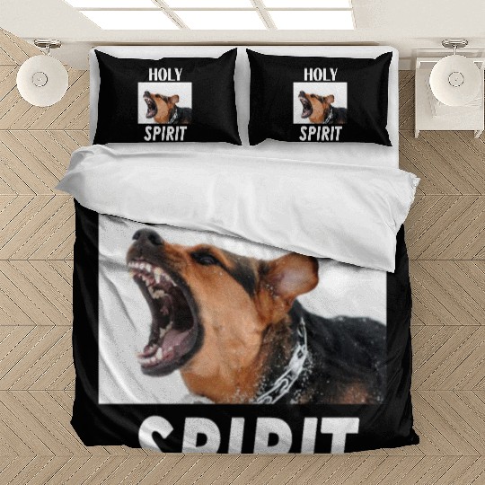 Holy Spirit dog barking Bedding Sets