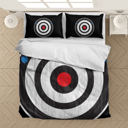 Bullseye Axe Throwing Sport Target - Bull's Eye Ax Bedding Sets