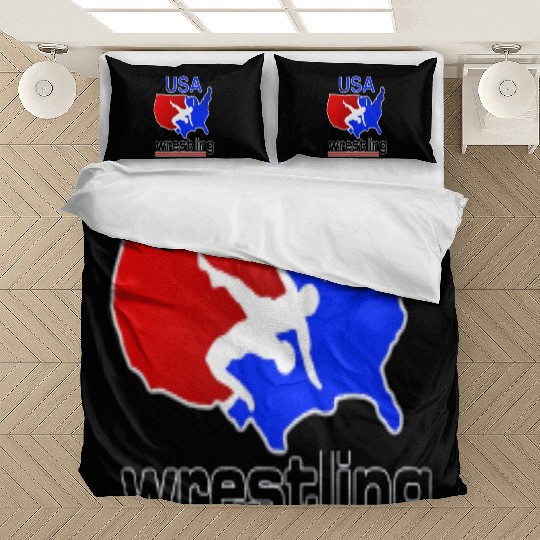 USA Wrestling Tees Bedding Sets