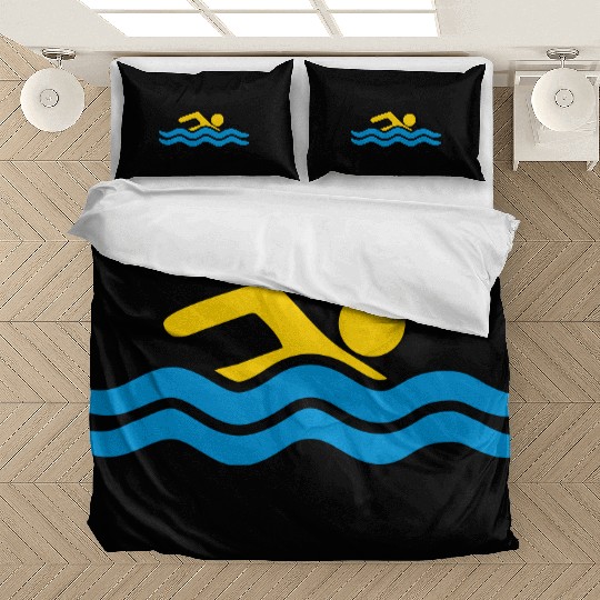 sea swimming pool holiday waves water cool sports Bedding Sets