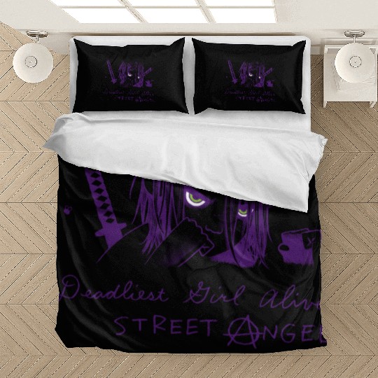 Deadliest Girl Alive STREET ANGEL Bedding Sets