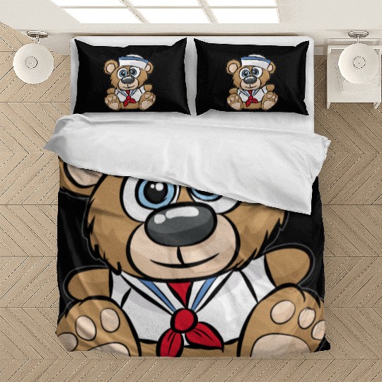 SAILOR TEDDY BEAR captain crew sail boat nautical Bedding Sets