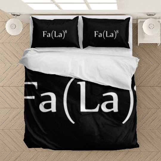 Fa La La Formula Bedding Sets Christmas Funny Holiday Par