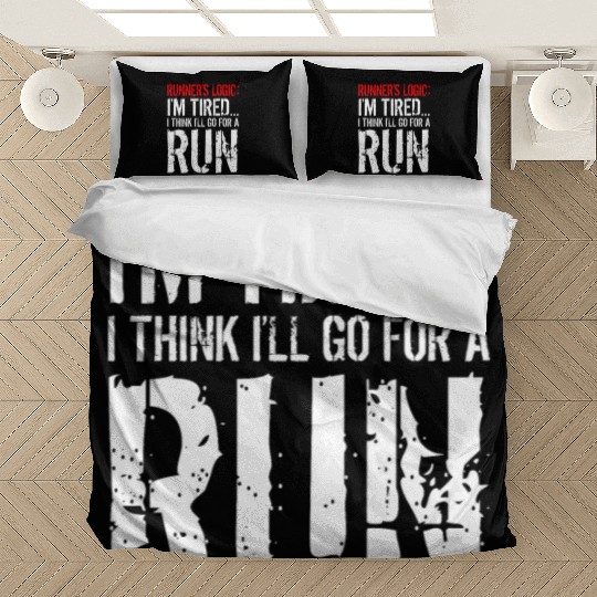 Runner's Logic Funny Quote Running Bedding Sets Runner