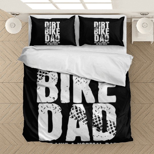 Dirt Bike Dad - Motocross Enduro Father's Day Gift Bedding Sets