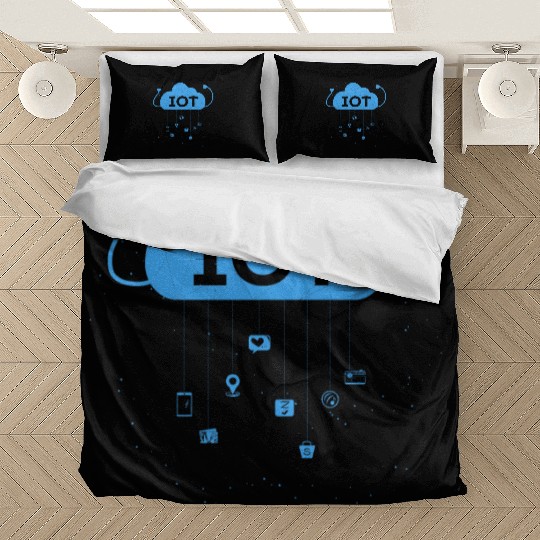 Internet of things, IOT, AI, ML, Tech, Bedding Sets