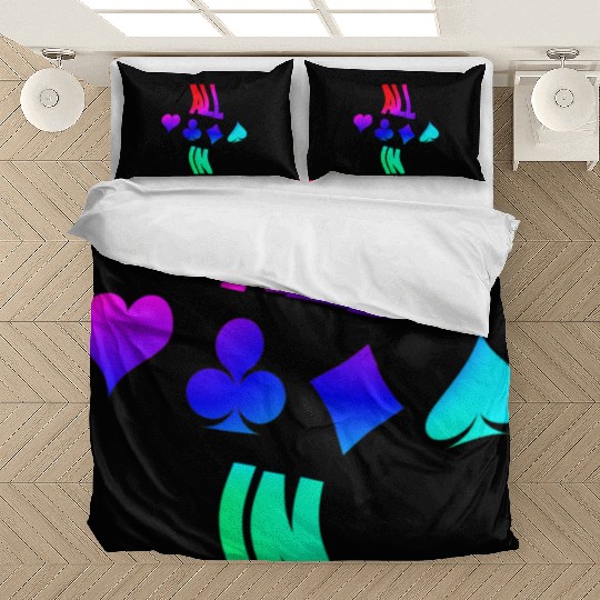 Poker ALL IN Karten Pik Texas Holdem Bedding Sets