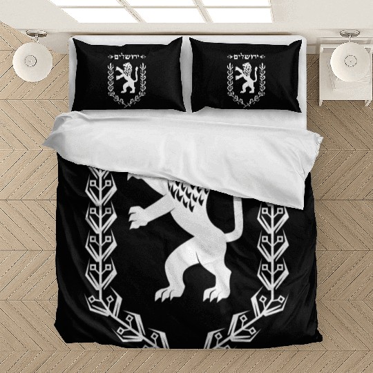 Lion Of Judah Jewish Pride Israel Flag Jerusalem Bedding Sets
