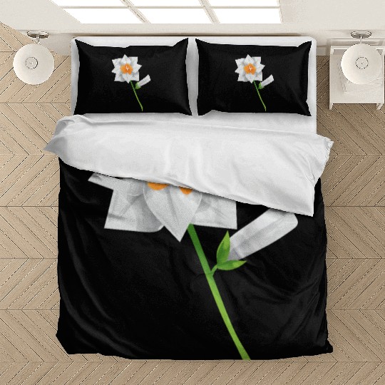 Flower Spring Daffodil Narcissus White - Gift Idea Bedding Sets