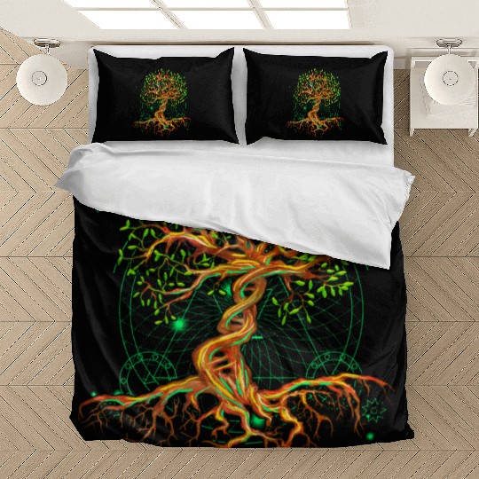 DNA Tree of Life Genetics Colorful Biology Science Bedding Sets