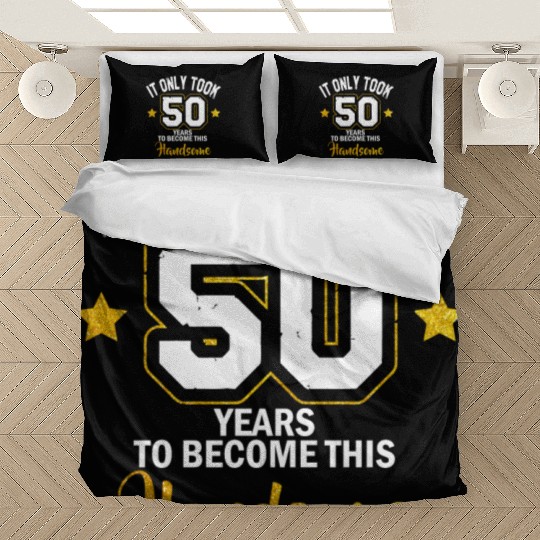 50th Birthday Gift Dad Grandpa 50th Birthday Bedding Sets