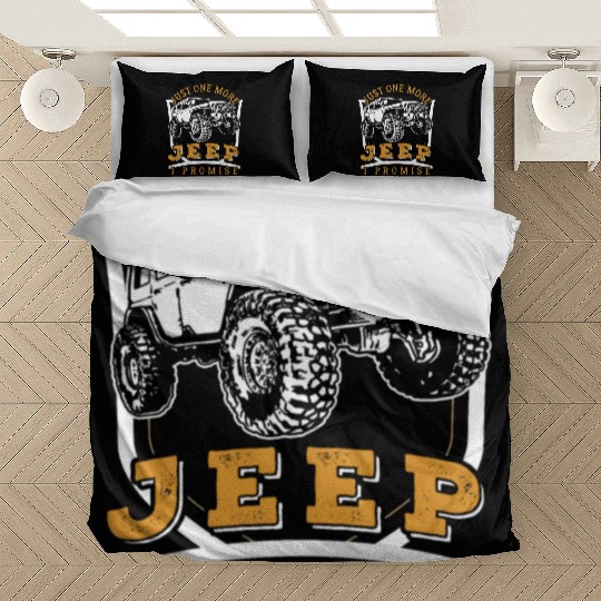 Just on more jeep car racing promise Bedding Sets