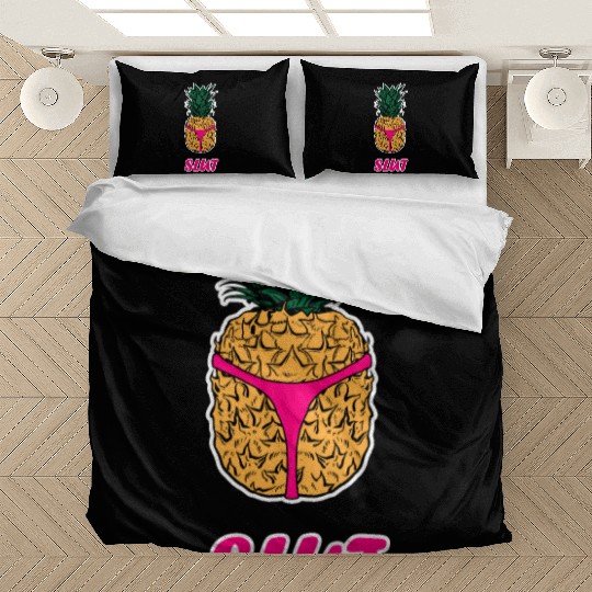 Pineapple Slut Bedding Sets Slutshirt Sexy Clothes Bedding Sets