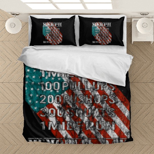 2019 Murph Challenge Memorial Day WOD Workout Gym Bedding Sets