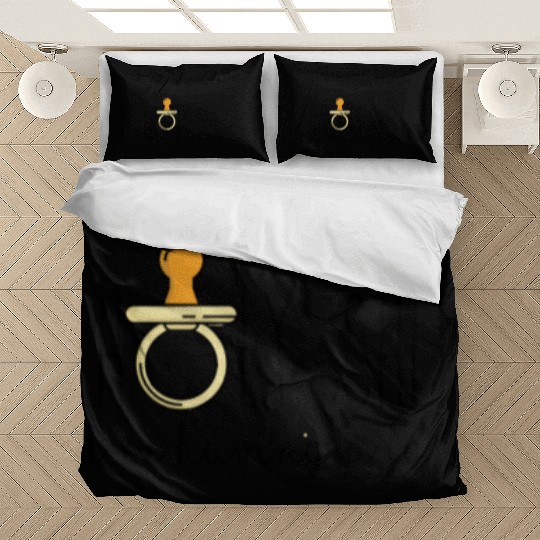 FUNNY Pregnancy Baby Announcement print HOLY SHIT Bedding Sets