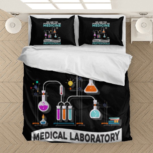 Medicine Laboratory Science Scientist Labor Bedding Sets