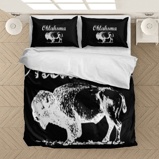 Oklahoma Buffalo Tribal Native American Country Ok Bedding Sets