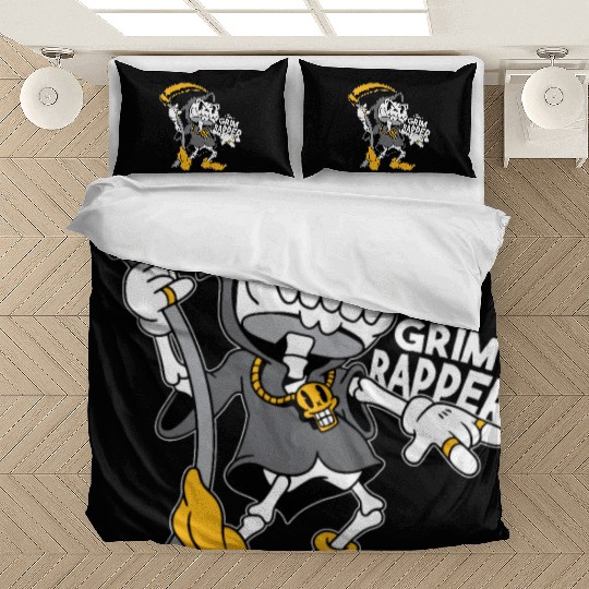 The grim reaper Bedding Sets funny the grim rapper