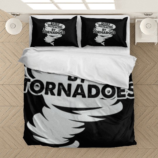 Distracted by Tornadoes Tornado Weather Chaser Bedding Sets