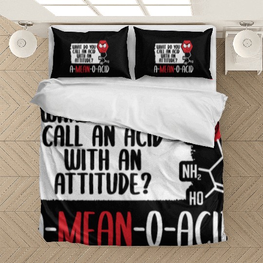 A Mean O Acid, Science Fiction Laboratory Science Bedding Sets
