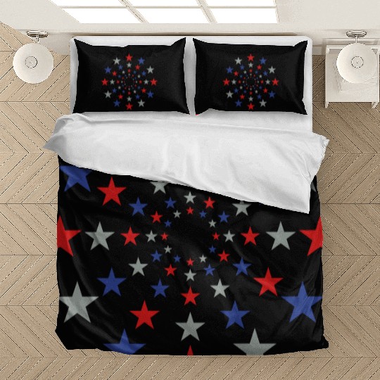 STAR STARS AMERICAN EXPLOSION Vector B Bedding Sets
