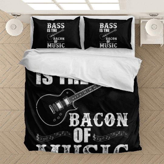 Bass guitar musician Bedding Sets
