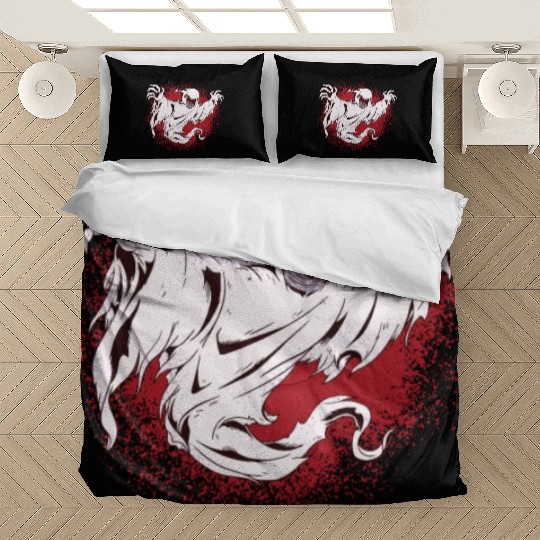 Creepy ghost halloween Bedding Sets with spooky ghost