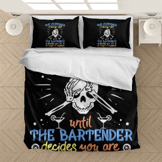 Funny Bartender Bedding Sets