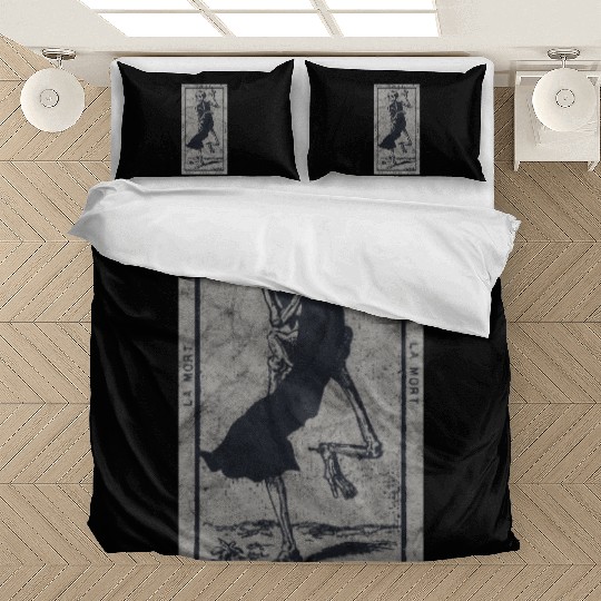 Occult The Death Tarot Card La Mort XIII Vintage Bedding Sets