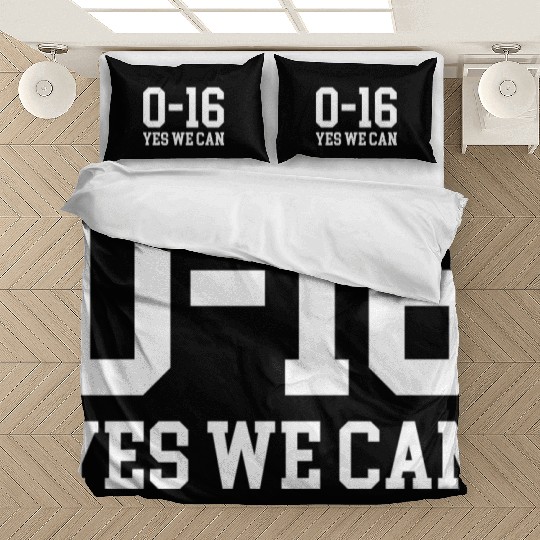 Detroit Lions 0 16 Yes We Can Bedding Sets