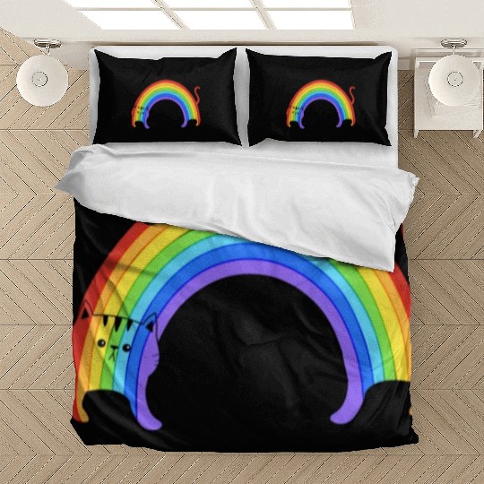 Rainbow Cat Bedding Sets