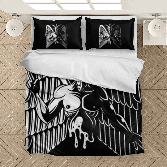 Dark Goat Baphomet - Satanic Lucifer Beelzebub Bedding Sets