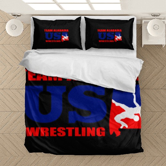 team Albm usa wrestling med hr Bedding Sets