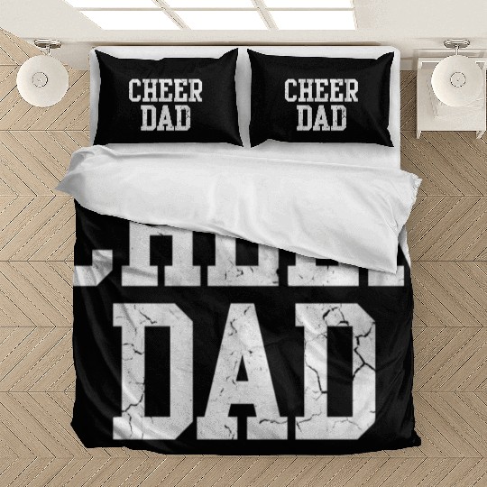 Cheer Dad Cheerleader Cheerleading Father Bedding Sets