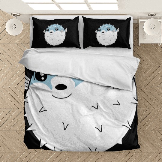 Puffer fish funny Bedding Sets
