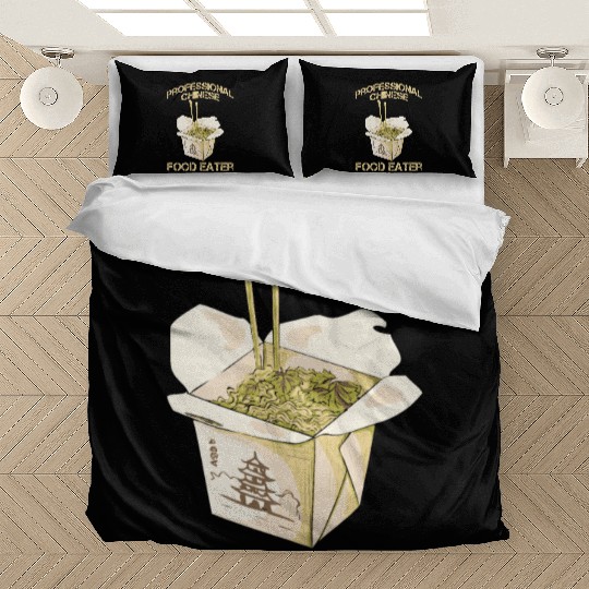 Professional Chinese Food Eater Asian Noodle Lover Bedding Sets