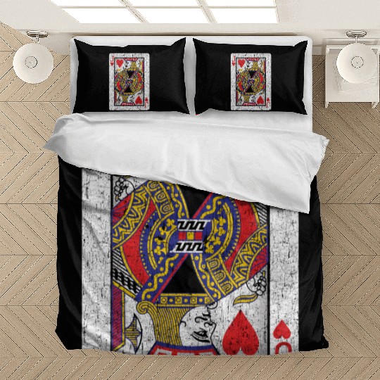 jack of hearts playing card Bedding Sets