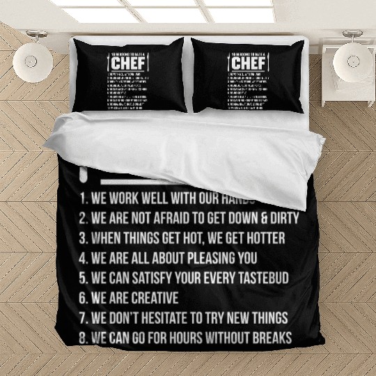 10 Reasons To date A Chef Gift Bedding Sets