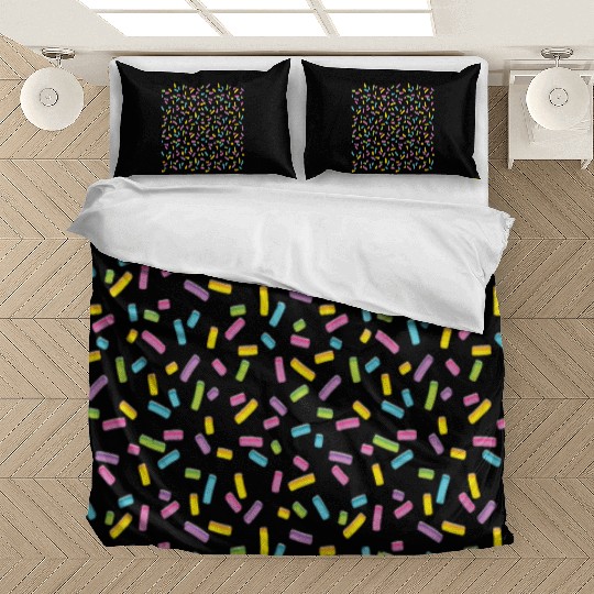 Sprinkles Colorful Candy Cute Kids Girls Gift Idea Bedding Sets