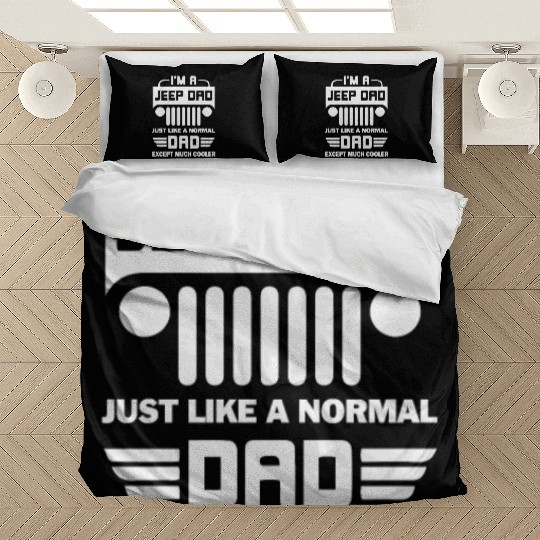 Jeep Dad Offroading Cool Father Gift Bedding Sets
