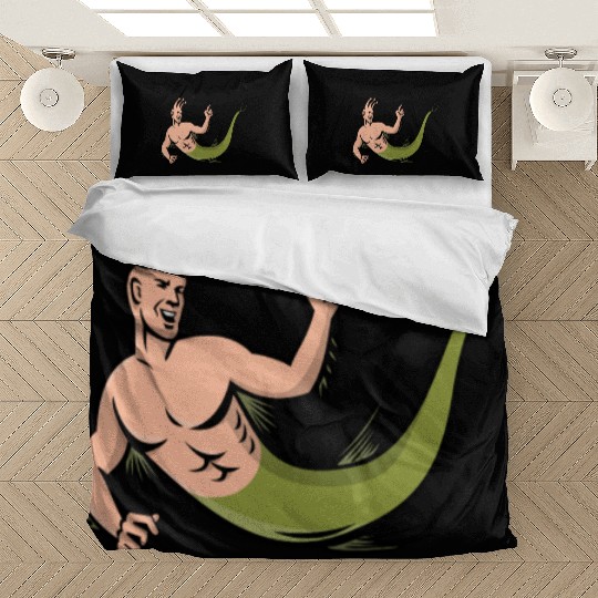 Sea Monkey Pointing Mascot Bedding Sets