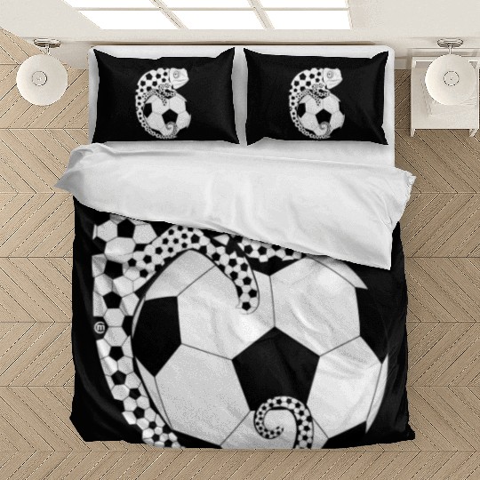 Soccer Chameleon Bedding Sets