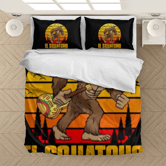 El Squatcho Mexican Sasquatch Bigfoot Bedding Sets
