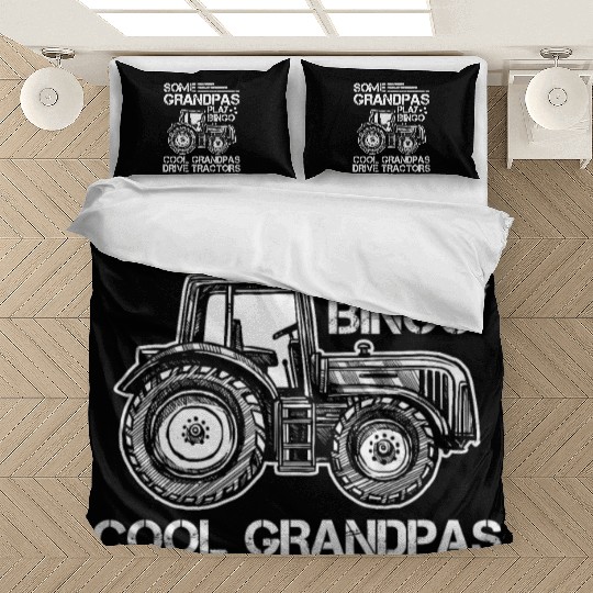 Tractor Grandfather Farmer Ranch Grandparents Bedding Sets