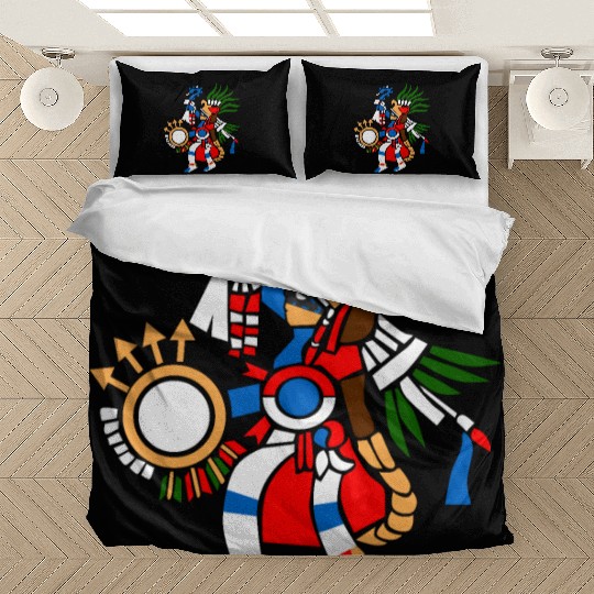 Aztec Symbol Aztec God of War Huitzilopochtli Bedding Sets
