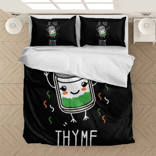 It's Party Thyme Herb Pun Bedding Sets