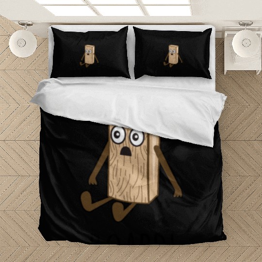 I'm so board! - Wooden board bored Bedding Sets