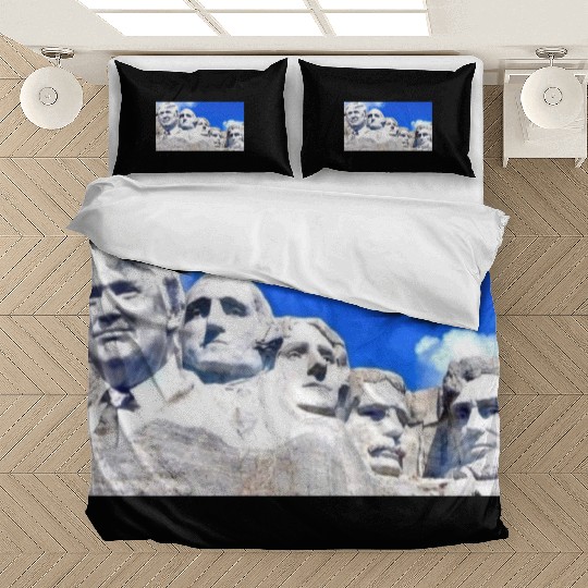 Mount Rushmore Trump Bedding Sets