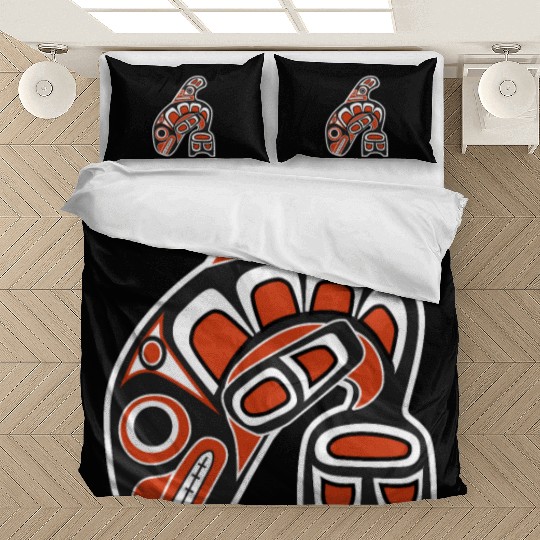 Orca Whale Indian Totem Tribal Haida Style Art Bedding Sets